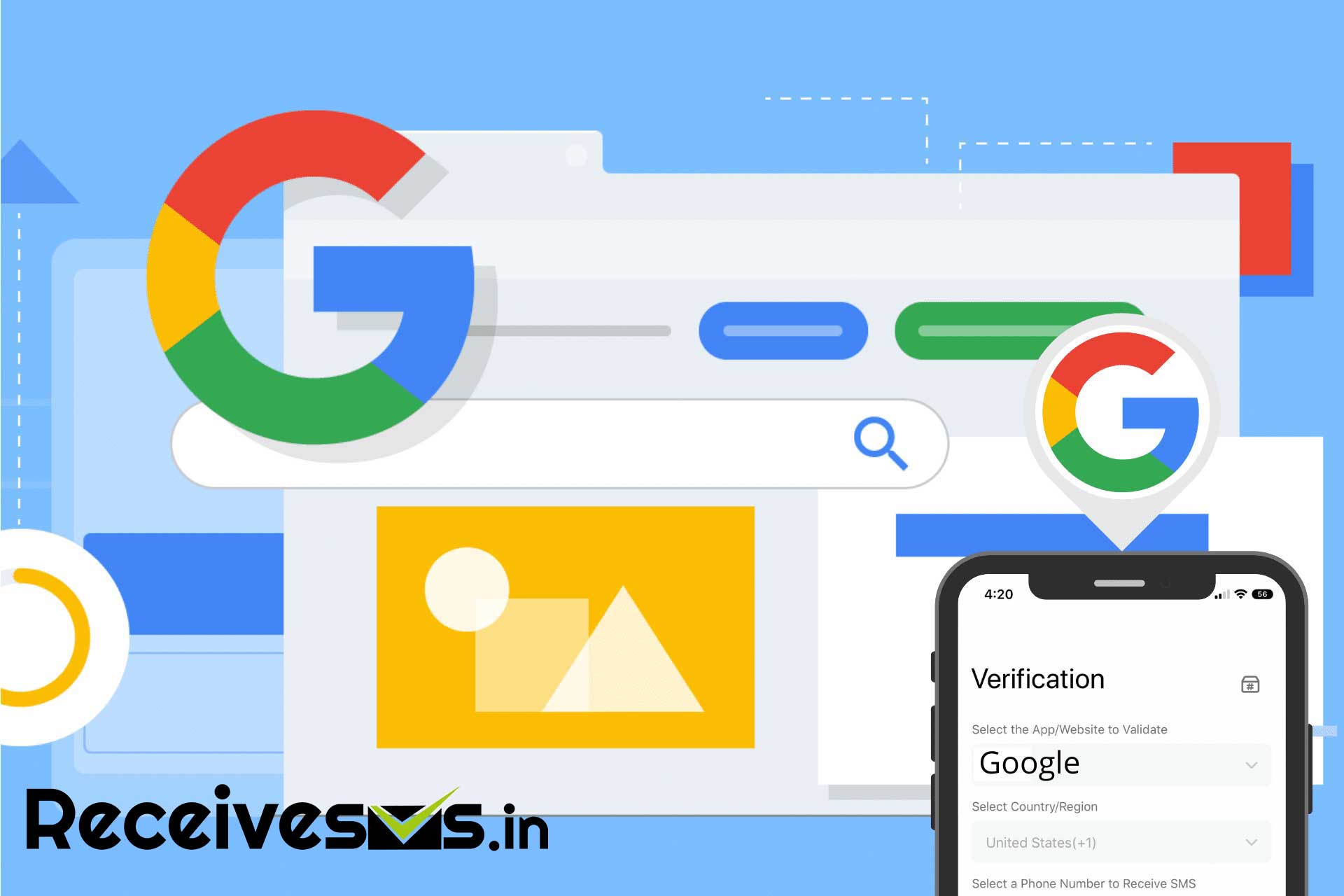 Receive SMS to Verify Google Account